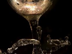 filling with magic liquid Stock Footage