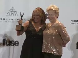 Darlene Love and Bette Midler  Stock Footage