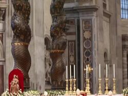 EVENT CAPSULE CLEAN: Epiphany Mass in St. Peter's Basilica and Nomination of New Bishops at St. Peter's Basilica on January 06, 2013 in Vatican City, Vatican. (Footage by Getty Images) Stock Footage