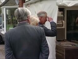 Prince Charles & Duchess of Cornwall visit Yalding News Clip