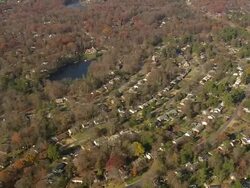 WS AERIAL ZI View of Greensboro / North Carolina, United States Stock Footage