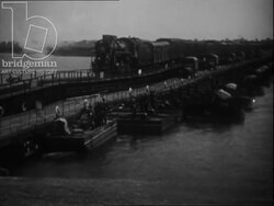 Rail construction in Ural. USSR, 1973 Stock Footage