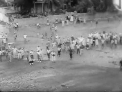 Hurricane Flora hits Haiti Stock Footage