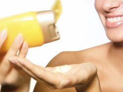 HD: Hair care Stock Footage