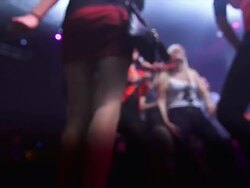 HD Disco Dancers (Defocused) Stock Footage