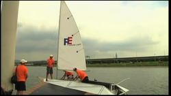 A "green" boat made of recycled material is launched News Clip