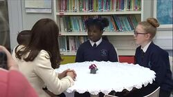 The Duchess of Cambridge visits Pegasus Primary School in Oxford News Clip