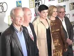 Bill Murray, director Roger Michell  Olivia Williams, Laura Linney screenwriter Richard Nelson at The 50th Annual New York Film Festival Presents "Hyde Park On Hudson" Stock Footage