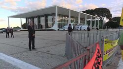 CLEAN : Brazil: Pro impeachment protest in front of the Supreme Court News Clip