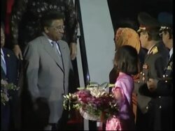 Pakistani president arrives for visit News Clip
