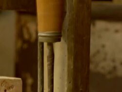 HD DOLLY: Carpenter Drilling Stock Footage