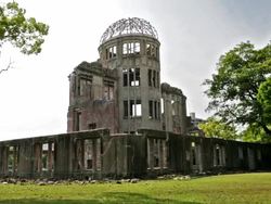 The Atomic Bomb Hiroshima Dome Stock Footage
