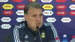 CLEAN : Argentina coach condems Jara attitude towards Cavani at Copa News Clip