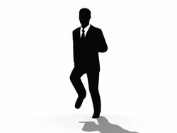 Man running Stock Footage