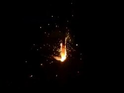 Fire Sparkle Stock Footage