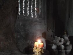 Candle in Cambodia Stock Footage