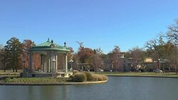 Pagoda Lake - St Louis, Missouri Stock Footage