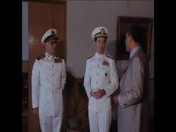 SYND 10 6 75 US ADMIRAL TURNER MEETS WITH EGYPTIAN PRESIDENT SADAT News Clip