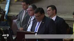 VOICED : Presidente de Guatemala pierde inmunidad News Clip