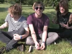 Cage the Elephant Interview (clip 5) Stock Footage