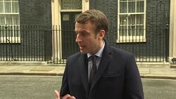 Emmanuel Macron statement in Downing Street News Clip
