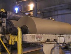 New Paper from Recycled Cardboard Stock Footage