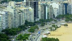 Rio De Janeiro, Brazil: Copacabana Stock Footage