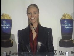 1999 MTV Movie Awards press room Stock Footage