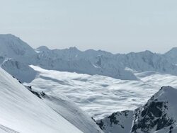 Alaskan Mountain Scene Stock Footage