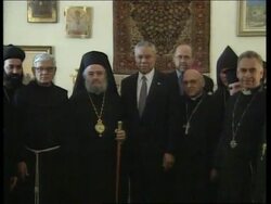 Powell with Christian leaders, latest from Bethlehem News Clip