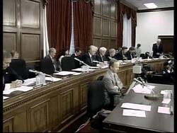 USA: WHITE HOUSE/DEFENCE DEPT. KOSOVO PRESS BRIEFINGS News Clip