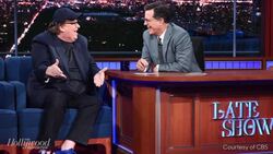 Michael Moore Warns Americans Against President Trump's "Distractions" | THR News News Clip