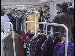 UK - Sale of Elton John's clothes News Clip