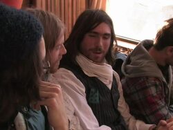 Elvis Perkins in Dearland Interview (clip 3) Stock Footage