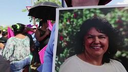 CLEAN : Nicaragua women march for slain Honduran activist on womens day News Clip