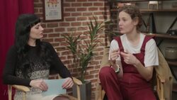 'Phantom Thread' Star Vicky Krieps Talks Daniel Day Lewis, Paul Thomas Anderson, and More | In Studio News Clip