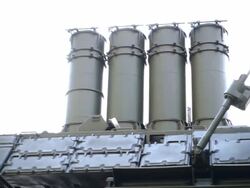 Air defense missile system Stock Footage