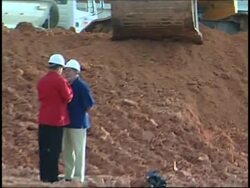 WRAP Venezuelan president presser, leaders at site of future oil refinery, signing News Clip