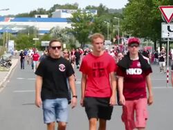 1. FC Nuernberg v Hertha BSC - Bundesliga Stock Footage