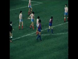 UPITN 26/01/80 BRAZILIAN STRIKER ROBERTO DINAMITE DEBUTS AT BARCELONA IN GAME AGAINST ALMERIA News Clip