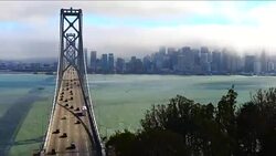 Bay Bridge Timelapse, San Francisco Stock Footage