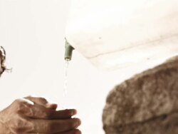 HD Super Slow-Mo: Muslim Ablution Stock Footage