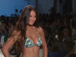 EVENT CAPSULE CLEAN: Diesel - Runway - MBFW Miami Swim 2012 Stock Footage