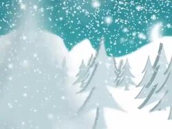 White Christmas Winter Background Stock Footage