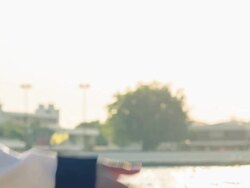 Business shaking hands Stock Footage