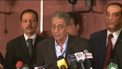 Amr Moussa says there is no justification for violence against protesters News Clip