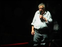 Mujica wins election, victory speech, Lacalle concedes News Clip