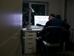 Playing the guitar Stock Footage