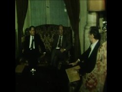 SYND 1 3 78 US ENVOY ATHERTON AND FOREIGN MINISTER KAMEL AT PRESS CONFERENCE Instructional Video