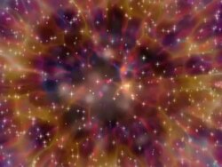 Big Bang Creation Stock Footage
